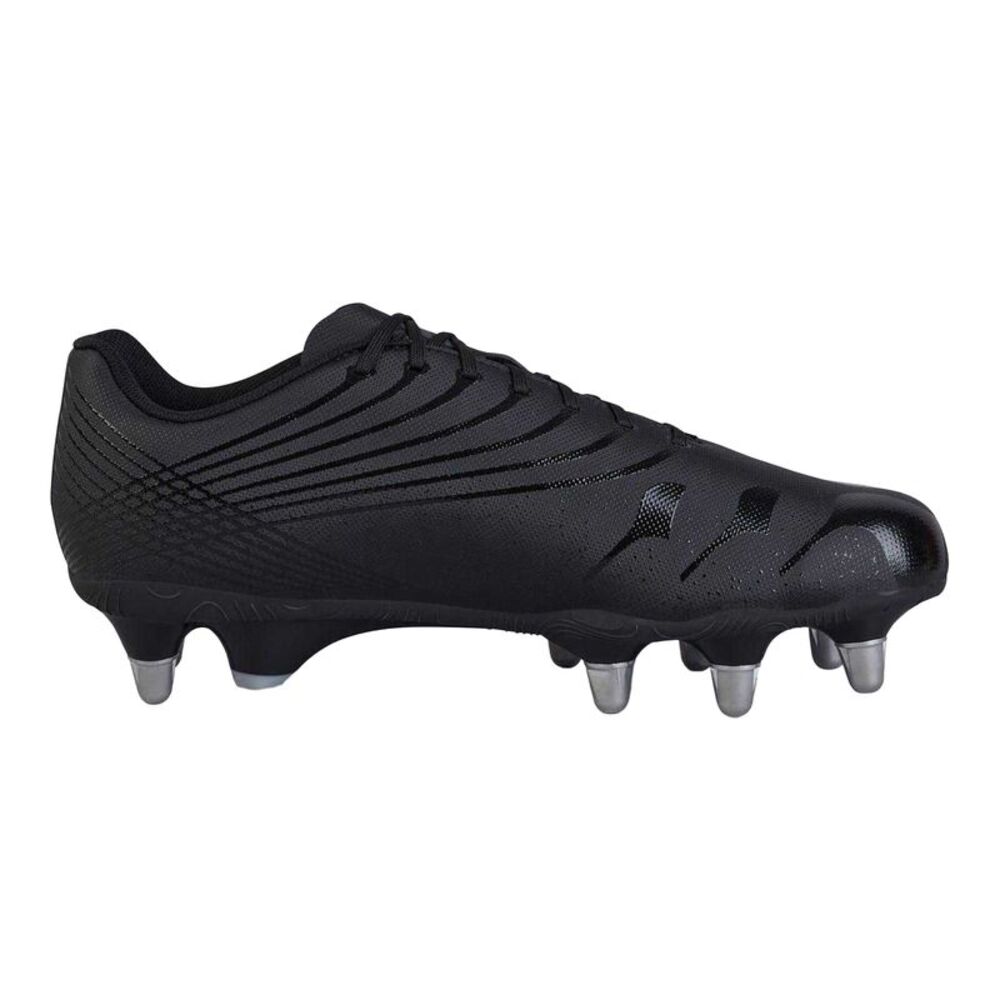 Canterbury Mens Stampede Groundbreak Team Patterned Leather Soft Ground Rugby Bo
